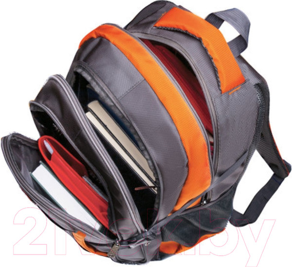 Изображение товара Рюкзак Brauberg SpeedWay 2 / 224448 (серо-оранжевый)
