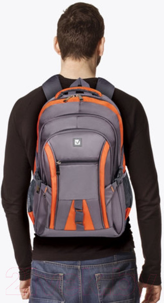 Изображение товара Рюкзак Brauberg SpeedWay 2 / 224448 (серо-оранжевый)