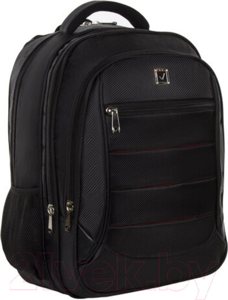 Изображение товара Рюкзак Brauberg Flagman / 224454 (черно-красный)