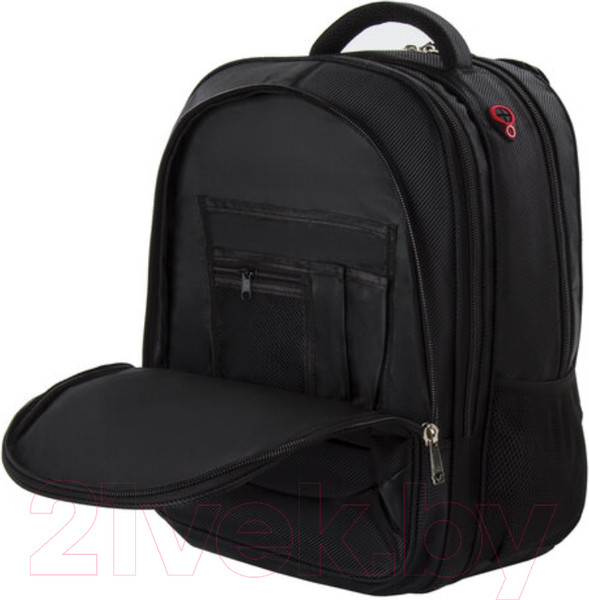 Изображение товара Рюкзак Brauberg Flagman / 224454 (черно-красный)