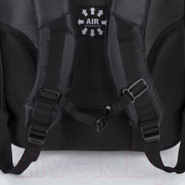 Изображение товара Рюкзак Brauberg Flagman / 224454 (черно-красный)