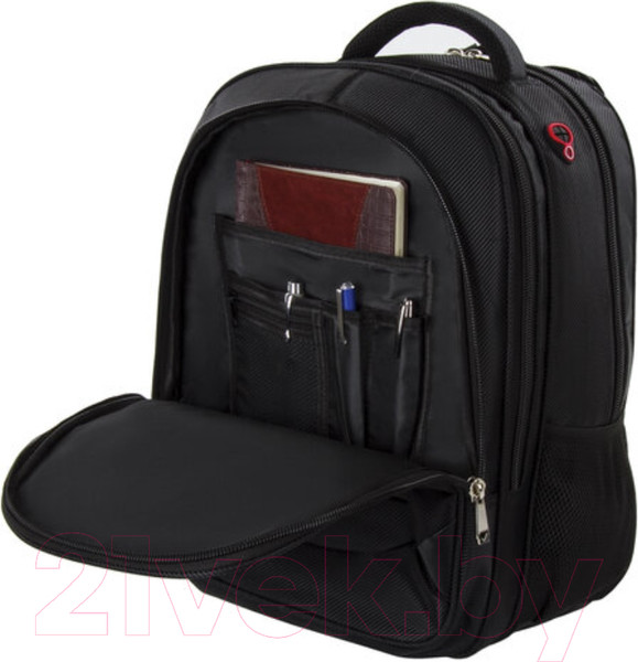 Изображение товара Рюкзак Brauberg Flagman / 224454 (черно-красный)