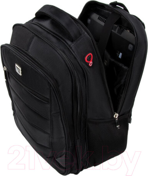 Изображение товара Рюкзак Brauberg Flagman / 224454 (черно-красный)