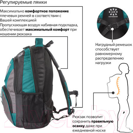 Изображение товара Рюкзак Brauberg Арктика / 224735