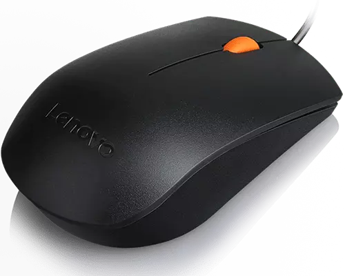 Изображение товара Мышь Lenovo 300 / GX30M39704 (черный/оранжевый)