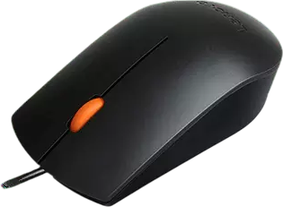 Изображение товара Мышь Lenovo 300 / GX30M39704 (черный/оранжевый)