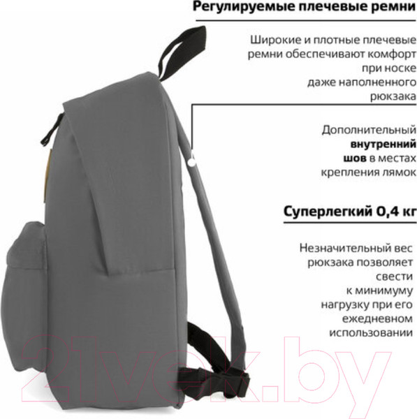 Изображение товара Рюкзак Brauberg 225380 (серый)