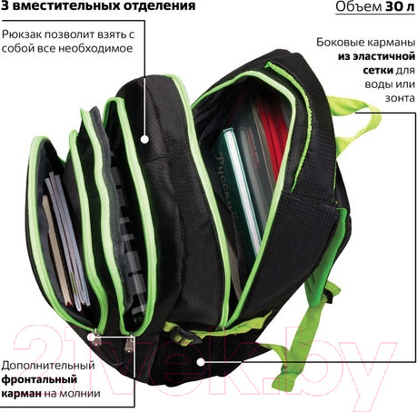 Изображение товара Школьный рюкзак Brauberg Неон / 225520