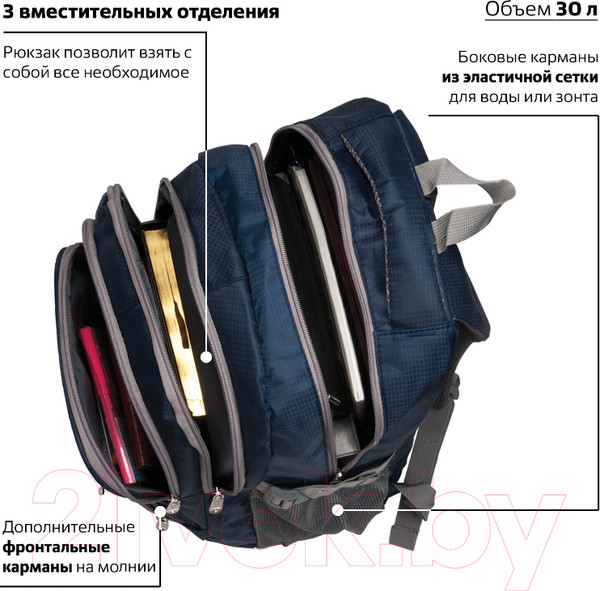 Изображение товара Школьный рюкзак Brauberg Райдер / 225523