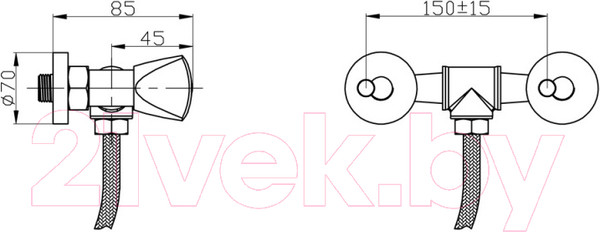 Изображение товара Смеситель РМС SL119-003