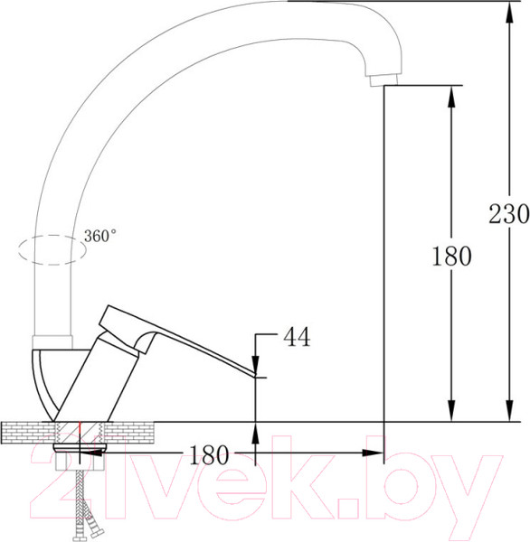 Изображение товара Смеситель РМС SL52-011F