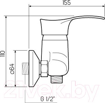 Изображение товара Смеситель РМС SL86-003