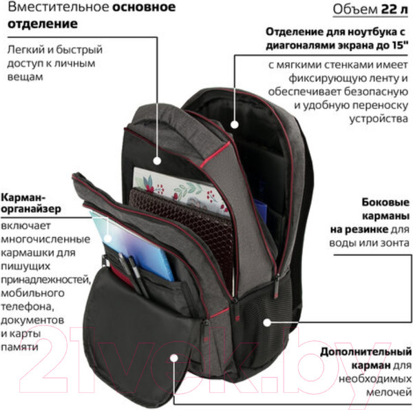 Изображение товара Рюкзак Brauberg Urban / 228867