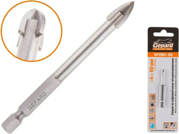 Изображение товара Сверло Gepard GP2081-04 