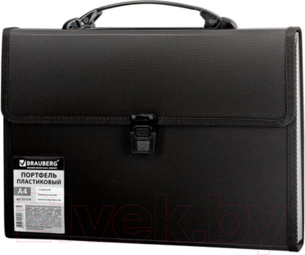 Изображение товара Папка-портфель Brauberg 221378 (черный)
