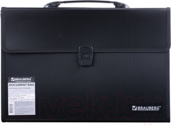 Изображение товара Папка-портфель Brauberg 221389 (черный)