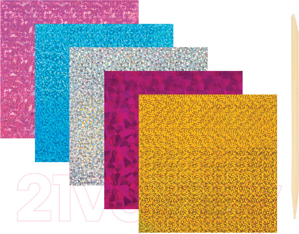 Изображение товара Набор для творчества Юнландия Аппликация из фольги. Пони / 662384