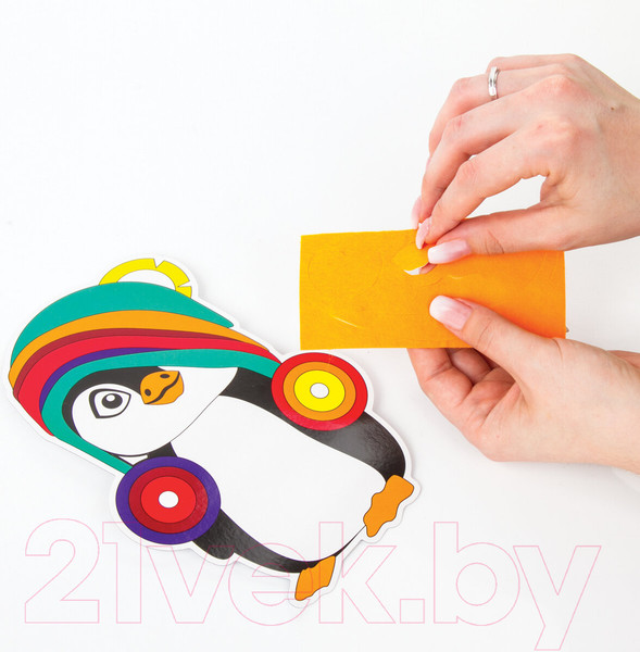 Изображение товара Набор для творчества Юнландия Аппликация из фетра. Пингвинчик / 662389