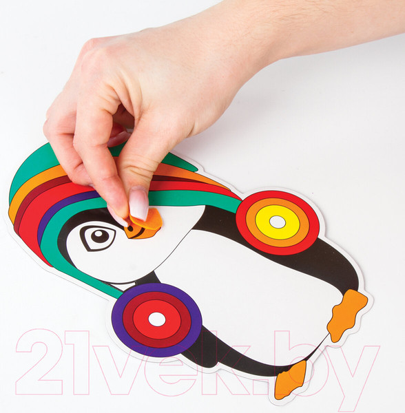 Изображение товара Набор для творчества Юнландия Аппликация из фетра. Пингвинчик / 662389