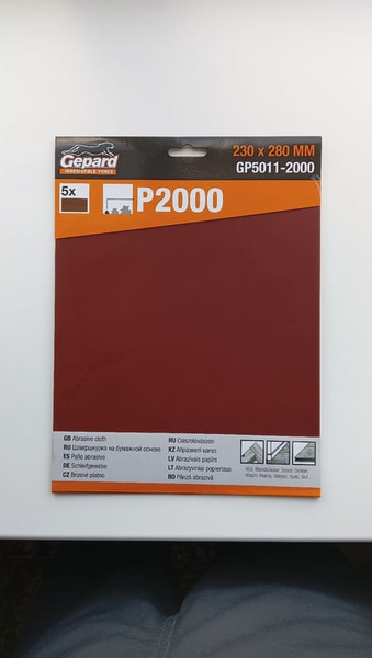 Изображение товара Набор шлифлистов Gepard GP5011-2000 (5шт)
