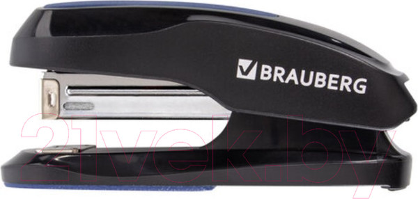Изображение товара Степлер Brauberg Extra / 229084 (черный/синий)