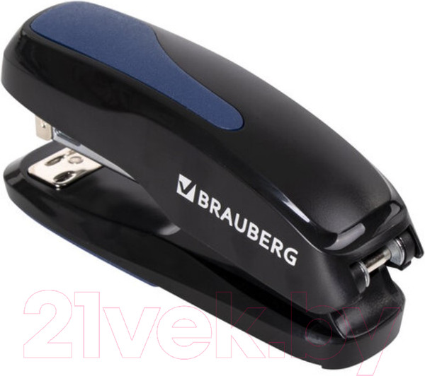 Изображение товара Степлер Brauberg Extra / 229084 (черный/синий)