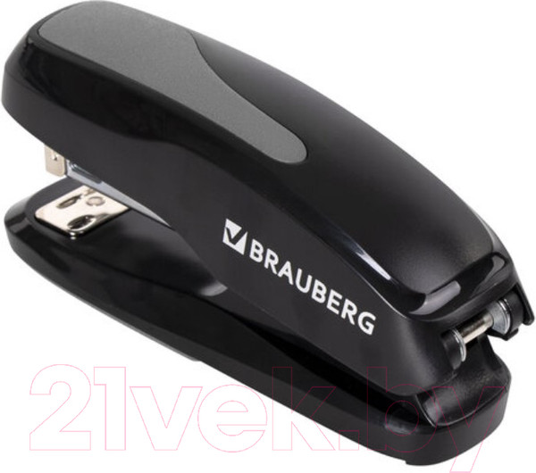 Изображение товара Степлер Brauberg Extra / 229086 (черный/серый)