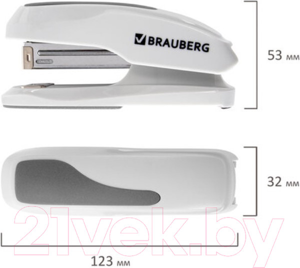 Изображение товара Степлер Brauberg Extra / 229089 (серый)