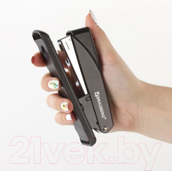 Изображение товара Степлер Brauberg Office / 228611 (черный)