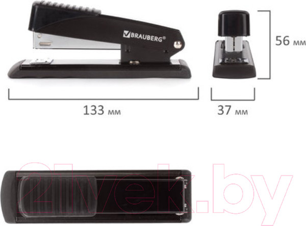 Изображение товара Степлер Brauberg Office / 228611 (черный)