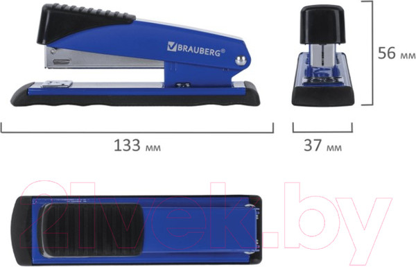 Изображение товара Степлер Brauberg Office / 228612 (синий)