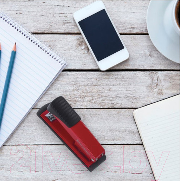 Изображение товара Степлер Brauberg Office / 228613 (красный)