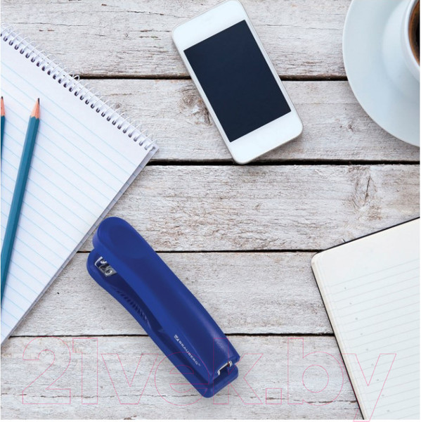 Изображение товара Степлер Brauberg Standard+ / 228607 (синий)