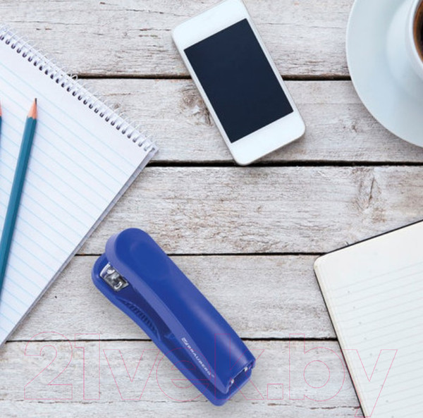 Изображение товара Степлер Brauberg Standard+ / 228609 (синий)