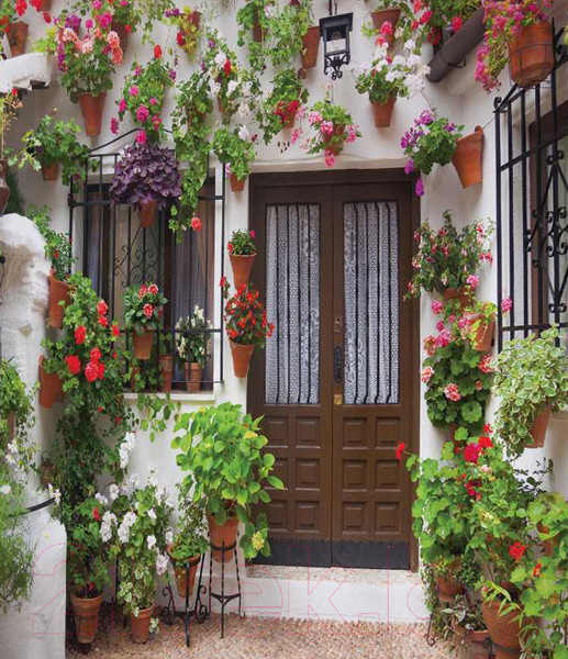 Изображение товара Шторка-занавеска для ванны JoyArty Цветочная выставка / sc_908