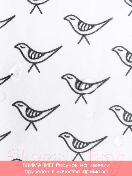 Изображение товара Шторка-занавеска для ванны JoyArty Завитки обычные / sc_13527