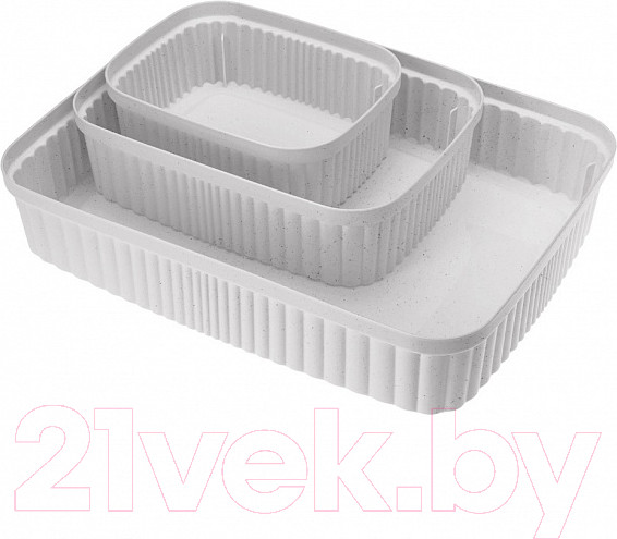 Изображение товара Лоток Бытпласт Velvet / 433239238 (светло-серый флэк)