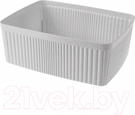 Изображение товара Контейнер для хранения Econova Velvet / 433238938 (светло-серый флэк)