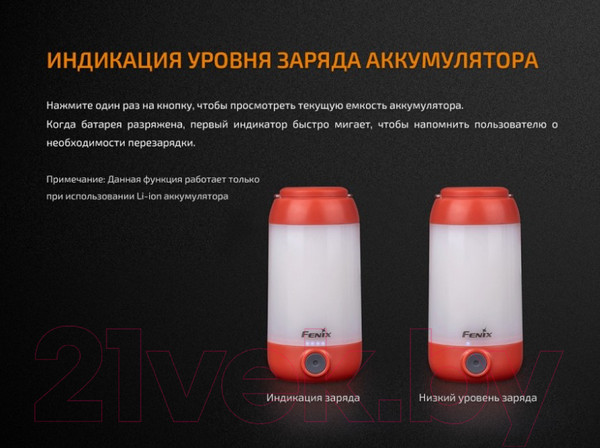 Изображение товара Фонарь Fenix Light CL26R (зеленый)
