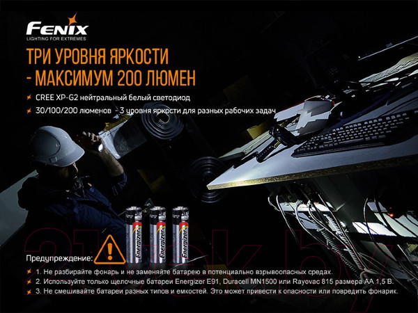 Изображение товара Фонарь Fenix Light WF11E