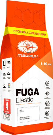 Изображение товара Фуга цементная Тайфун Elastic 118 (2кг, жасминовый)