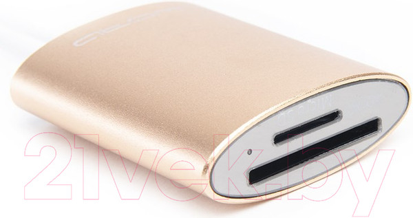 Изображение товара Адаптер Atom USB Type-C 3.1 - MicroSD/TF (золотой)
