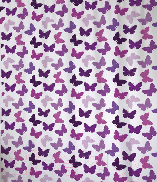 Изображение товара Шторка-занавеска для ванны JoyArty Стена бабочек / sc_8811