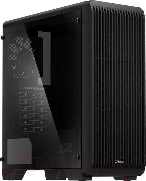 Изображение товара Корпус для компьютера Zalman S2 TG (без БП, черный)