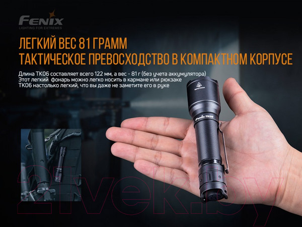 Изображение товара Фонарь Fenix Light TK06