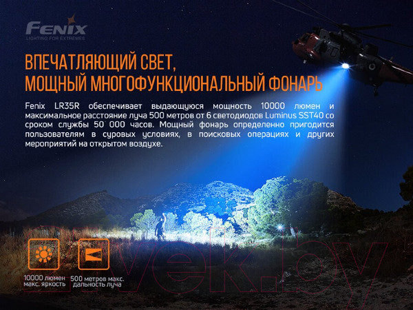 Изображение товара Фонарь Fenix Light LR35R