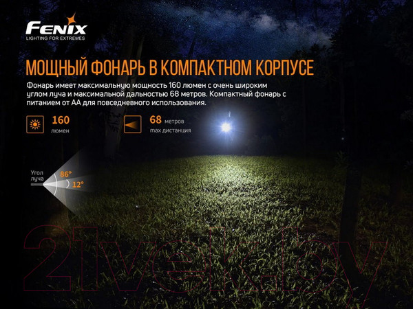 Изображение товара Фонарь Fenix Light E12V20
