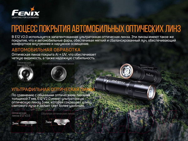 Изображение товара Фонарь Fenix Light E12V20