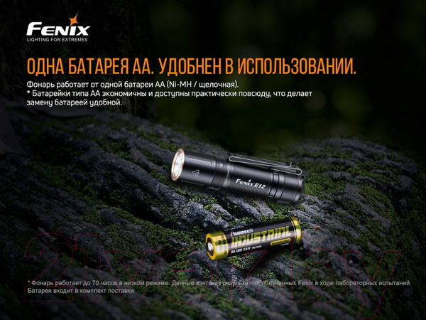 Изображение товара Фонарь Fenix Light E12V20