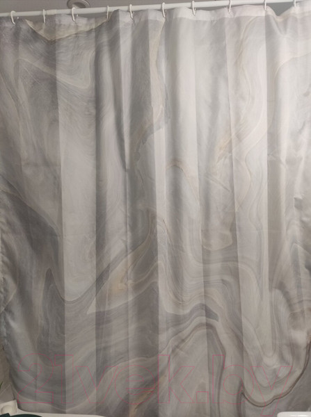 Изображение товара Шторка-занавеска для ванны JoyArty Мраморные волны / sc_37017